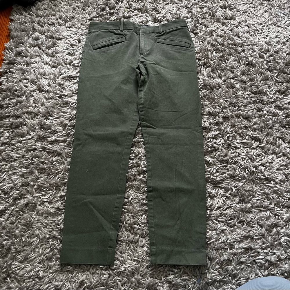 Gap army green trousers size 8 regular